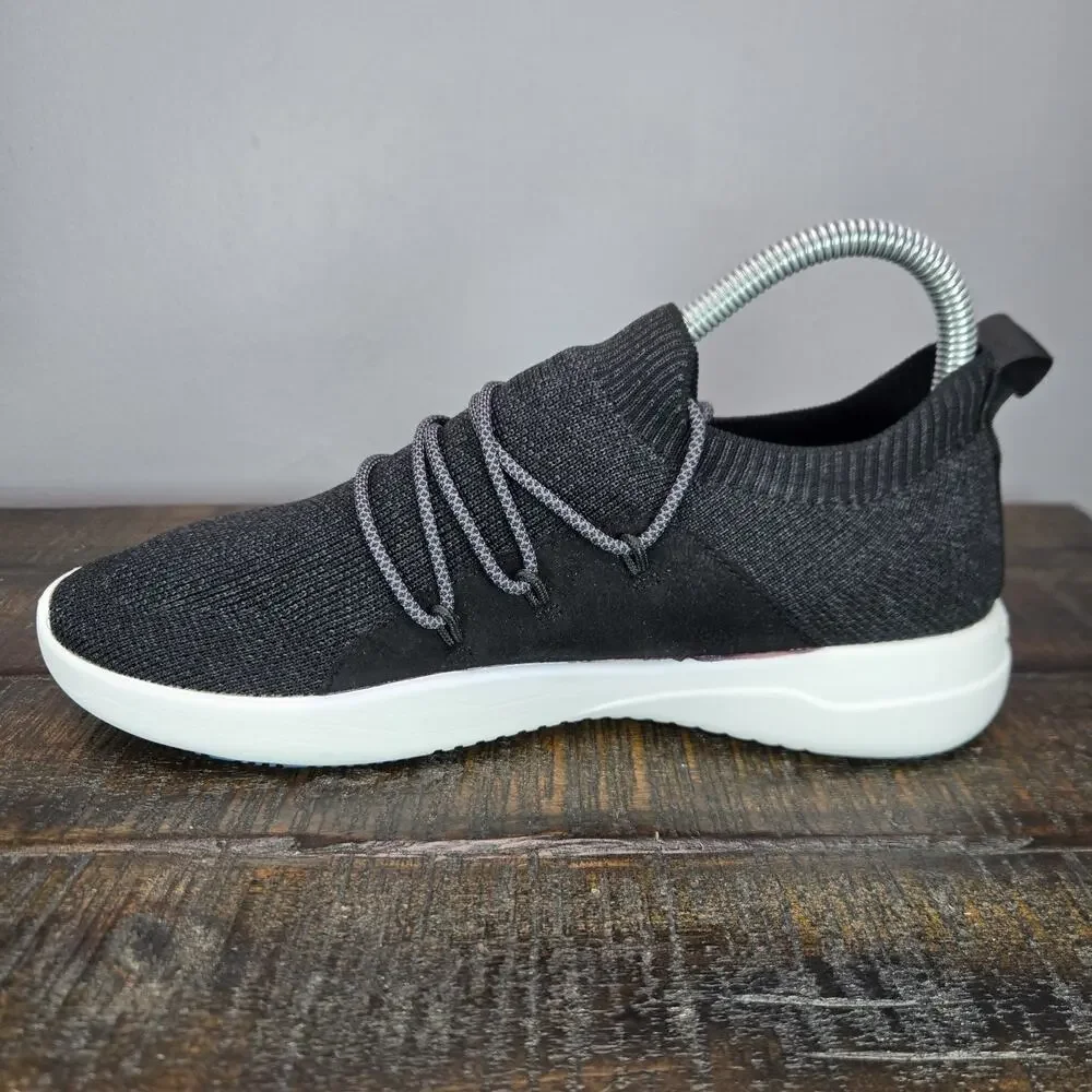 NEW Vessi Cityscape Classic Womens Size 9 Lace Up Waterproof Shoes Storm Black